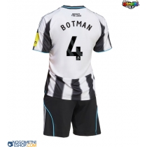 Otroški Nogometni dresi Newcastle United Sven Botman #4 Domači 2025-26 Kratek Rokav (+ Kratke hlače)